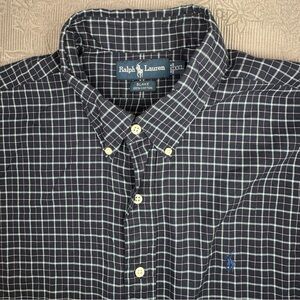 Ralph Lauren Blake Check Long Sleeve Button Up Shirt XXL 62in Chest